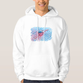 Hydratisierter Flamingo Hoodie