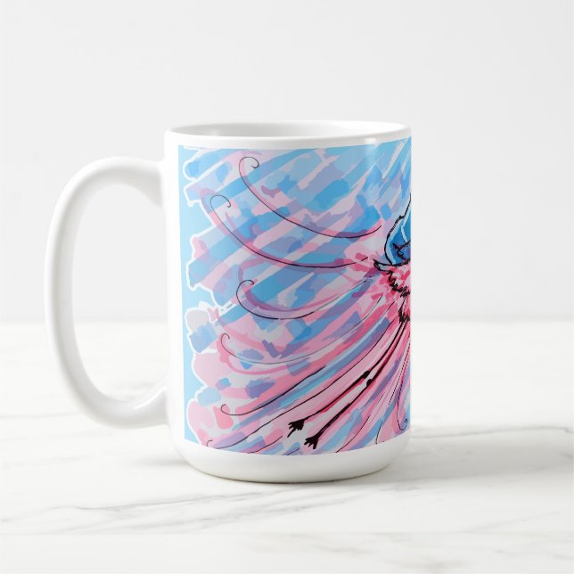 Hydratisierter Flamingo Kaffeetasse (Links)