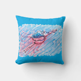 Hydratisierter Flamingo Kissen
