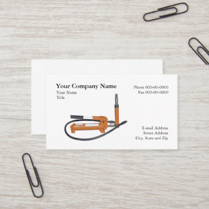 Hydraulics Sales and Service Business Card Visitenkarte