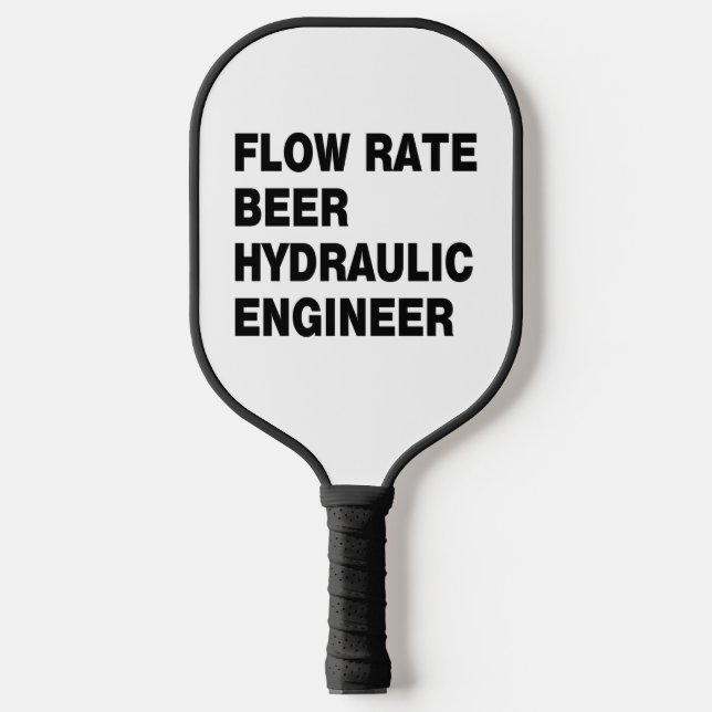 Hydraulik-Ingenieur Pickleball Schläger (Vorderseite)