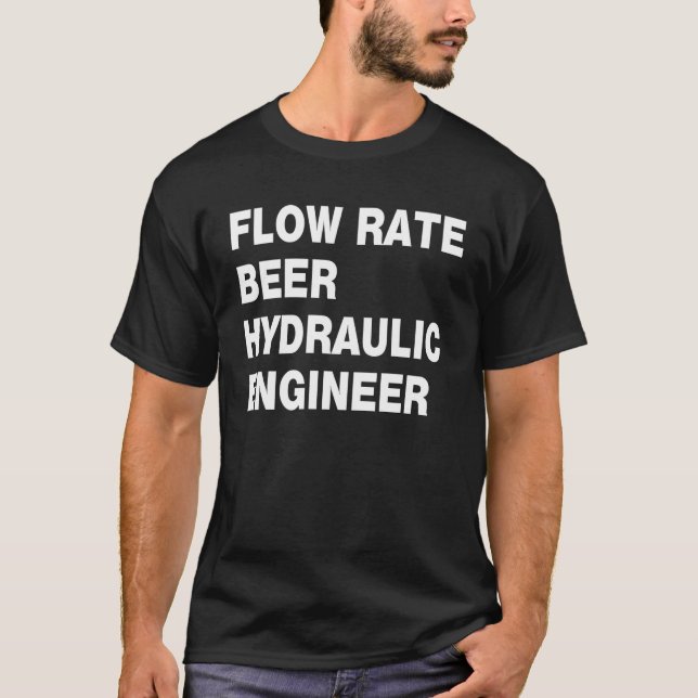 Hydraulik-Ingenieur T-Shirt (Vorderseite)