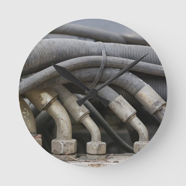 Hydraulische Ausrüstung Runde Wanduhr (Vorderseite)