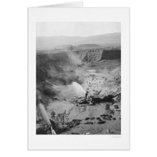 Hydraulische Goldförderung Alaska 1912