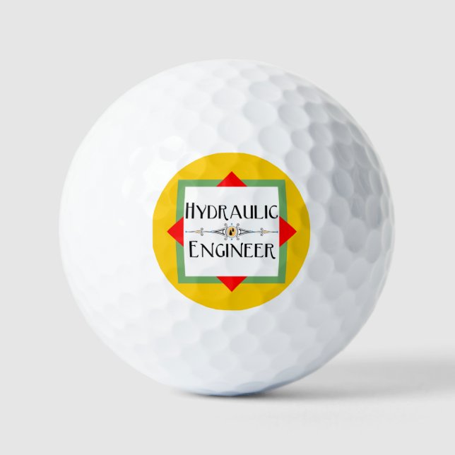 Hydraulischer Engineerblock Golfball (Vorderseite)
