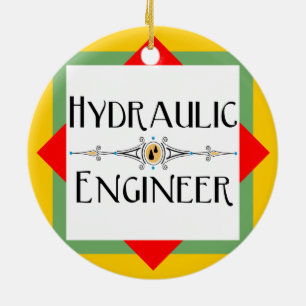 Hydraulischer Engineerblock Keramik Ornament