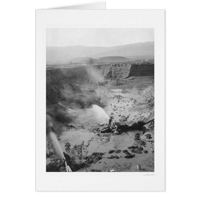 Hydraulischer Goldbergbau Alaska 1912 (Vorne)