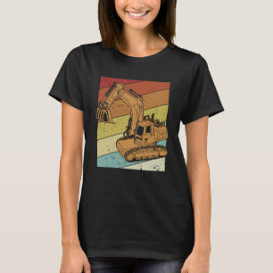 Hydraulischer Rücklader-Baggerbagger Op T-Shirt