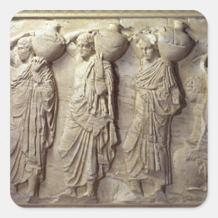 Hydria Fördermaschinen vom Nordfriese Quadratischer Aufkleber