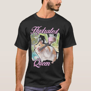 Hydrierte Königin niedliches Hamster leuchtender S T-Shirt