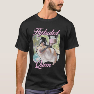 Hydrierte süße Hamsterkönigin, glänzender See, lus T-Shirt