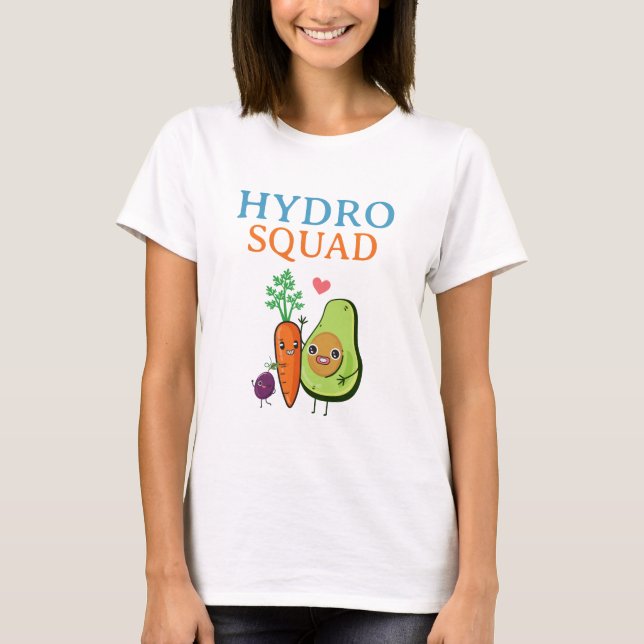 Hydro Squad Hydroponics Guide T-Shirt (Vorderseite)