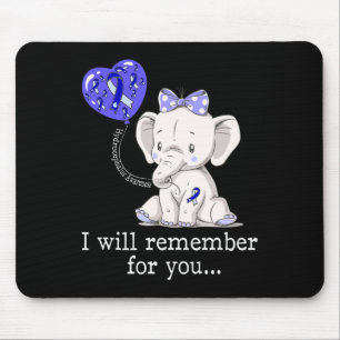 Hydrocephalus Awareness Elephant 1 Mousepad