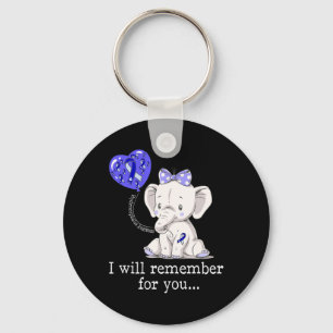 Hydrocephalus Awareness Elephant 1 Schlüsselanhänger