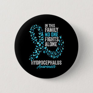 Hydrocephalus Awareness Month Butterfells Light Bl Button