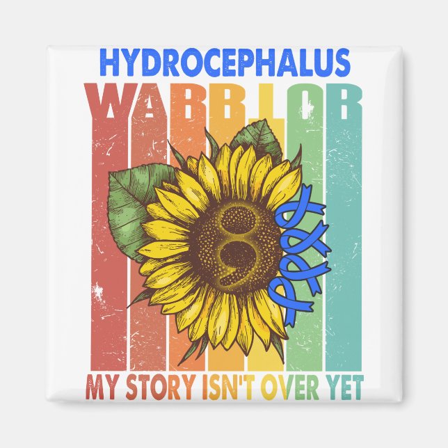 Hydrocephalus Awareness Month Ribbon Geschenke Magnet (Vorne)
