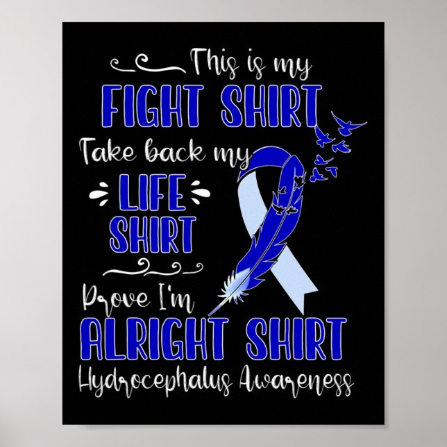 Hydrocephalus Awareness My Fight Poster (Vorne)