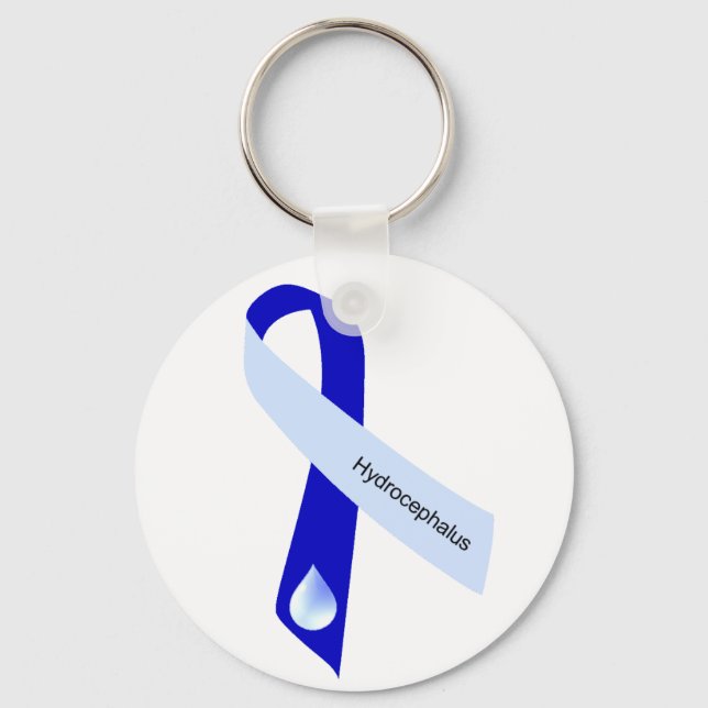 Hydrocephalus Awareness Schlüsselanhänger (Vorderseite)