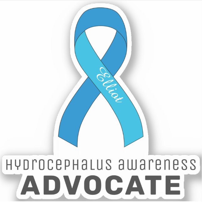 Hydrocephalus Awareness Vinyl Sticker (Vorderseite)