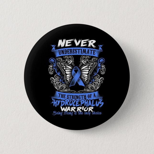 HYDROCEPHALUS-Bewusstsein 2016 Button (Vorderseite)