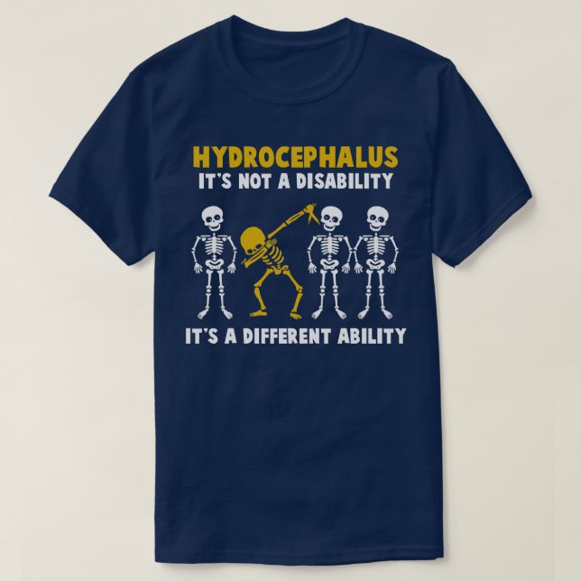 Hydrocephalus-Bewusstsein ist nicht eine Behinderu T-Shirt (Design vorne)