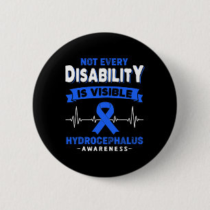 Hydrocephalus-Bewusstsein Nicht jede Behinderung i Button