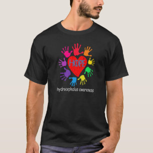 Hydrocephalus-Bewusstsein, witzige Design-Hoffnung T-Shirt