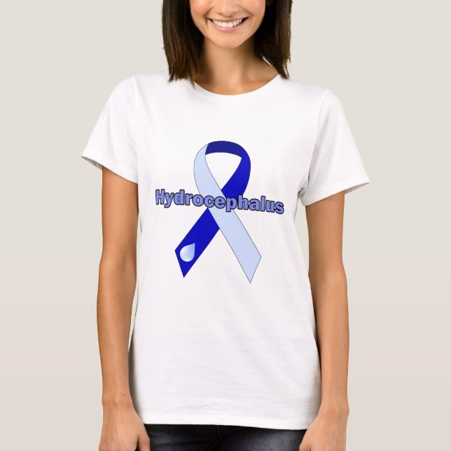 Hydrocephalus-Bewusstseins-Angelegenheits-T - T-Shirt (Vorderseite)