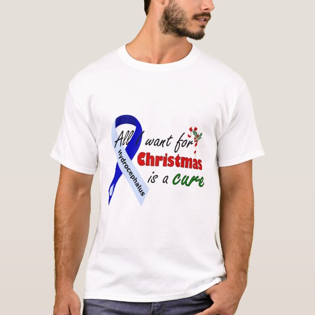 Hydrocephalus Christmas T - Shirt (Vorderseite)