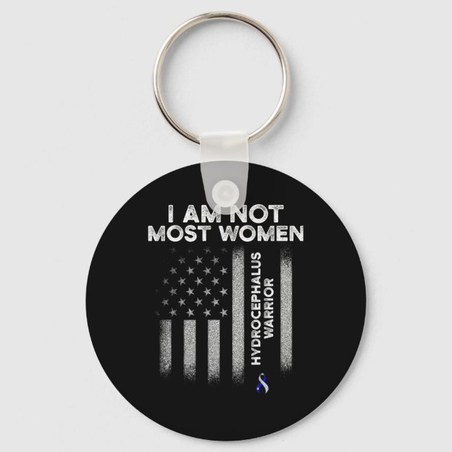 Hydrocephalus Survivor Die meisten Frauen Sensibil Schlüsselanhänger (Vorderseite)
