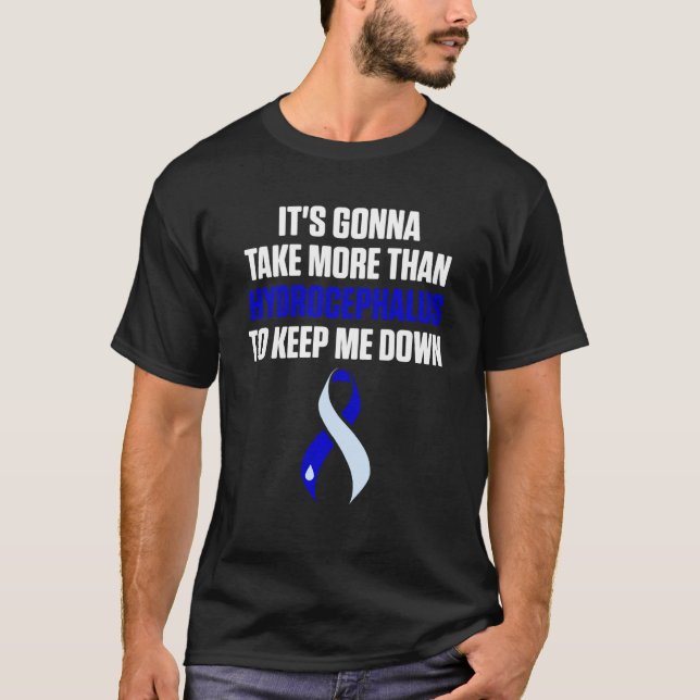 Hydrocephalus Survivor Greifen T-Shirt (Vorderseite)
