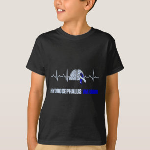 Hydrocephalus Survivor Heartbeat Sensibilisierungs T-Shirt