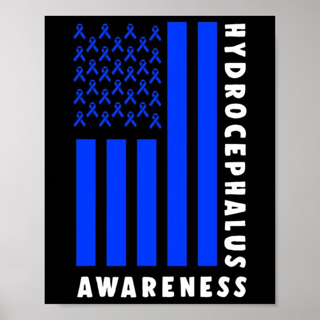 Hydrocephalus Survivor signalisiert Sensibilisieru Poster (Vorne)