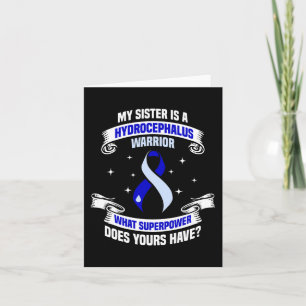 Hydrocephalus Survivor Sister Power Sensibilisieru Karte
