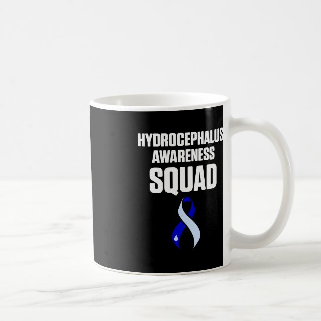 Hydrocephalus Survivor Squad Awareness Warrier Kaffeetasse (Rechts)