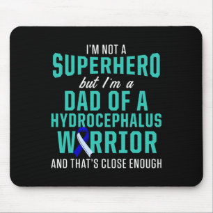 Hydrocephalus Survivor Vater Hero Awareness Warrie Mousepad