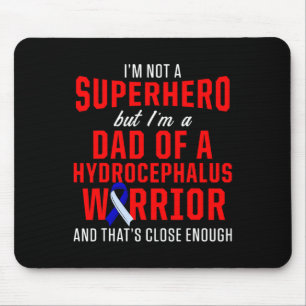 Hydrocephalus Survivor Vater Hero Awareness Warrie Mousepad