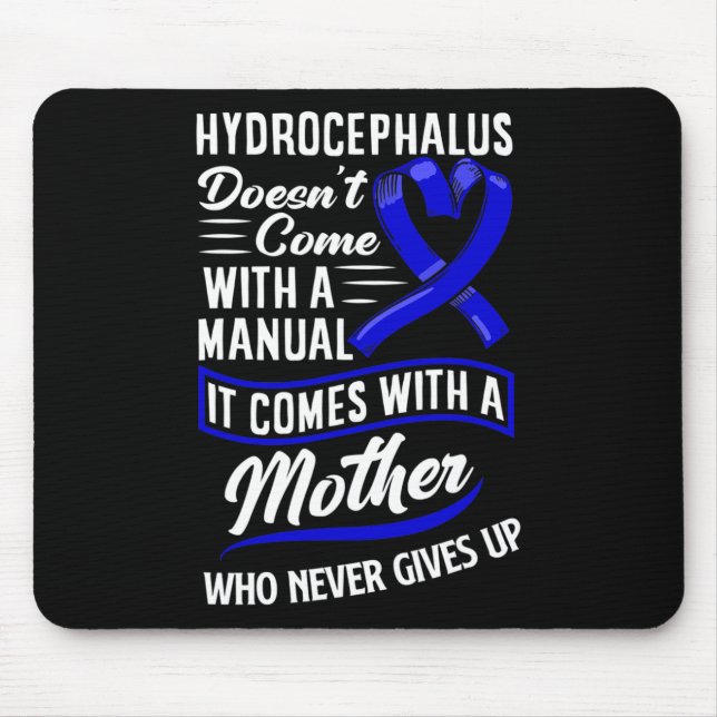 Hydrocephalus Warrior Mama Mother Hydrocephalus Aw Mousepad (Vorne)