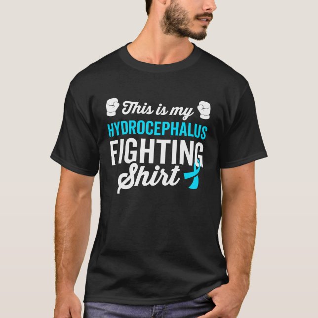 Hydrocephalus Warrior Survivor Awareness Get Well  T-Shirt (Vorderseite)