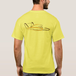 Hydroplane 01 Gelber Rücken T-Shirt