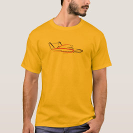 Hydroplane 01 Gold Front T-Shirt