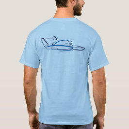Hydroplane 01 Lt blau hinten T-Shirt