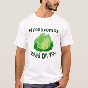 Hydroponik wächst auf Ihrem Salat T-Shirt