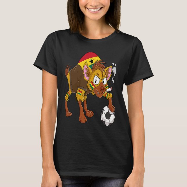 Hyena Fan Ghana T-Shirt (Vorderseite)