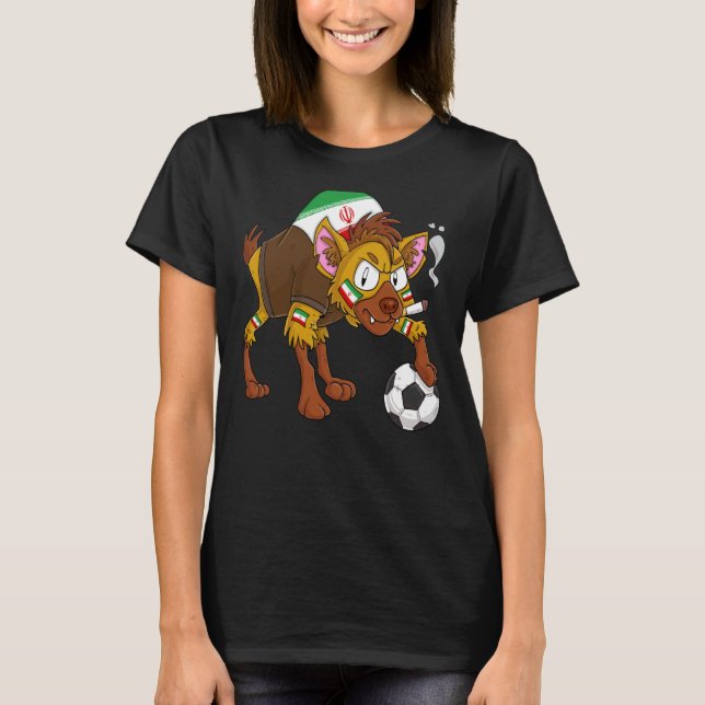 Hyena Fan Iran T-Shirt (Vorderseite)