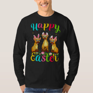 Hyena Funny Easter Egg Bunny Hyena Happy Oster T-Shirt