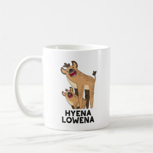 Hyena Lowena Funny Animal Hyena Pun Kaffeetasse