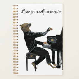 Hyena Piano Music Pianist Fantasy Art Plane Planer