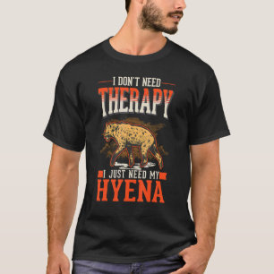 Hyena Therapy Aardwolf Striped Hyena T-Shirt