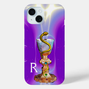 HYGEIA - Arzneimittel, Pharmazie - Monogramm Lila Case-Mate iPhone Hülle